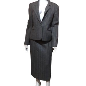 Vintage Tailored by Handmacher Wool Jacket and Skirt Suit Set 10